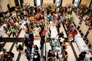 The exhibitor hall at Twin Cities Veg Fest 2014